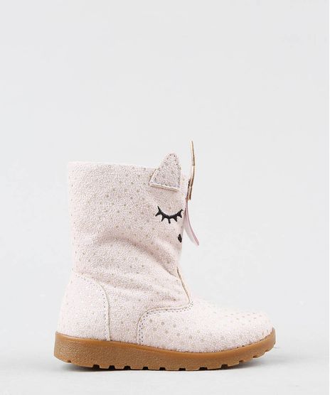 Bota-Infantil-Unicornio-em-Suede-Rose-9441507-Rose_1