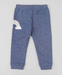Calca-Infantil-com-Estampa-de-Arco-Iris-em-Moletom-Azul-Marinho-9346238-Azul_Marinho_2