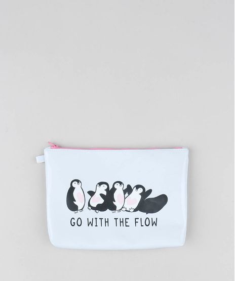 Necessaire-Feminina-Pinguins-Azul-Claro-9489571-Azul_Claro_1