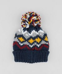 Gorro-Infantil-em-Trico-com-Pompom-Azul-Marinho-9360565-Azul_Marinho_1 Gorro-Infantil-em-Trico-com-Pompom-Azul-Marinho-9360565-Azul_Marinho_1