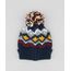 Gorro-Infantil-em-Trico-com-Pompom-Azul-Marinho-9360565-Azul_Marinho_1
