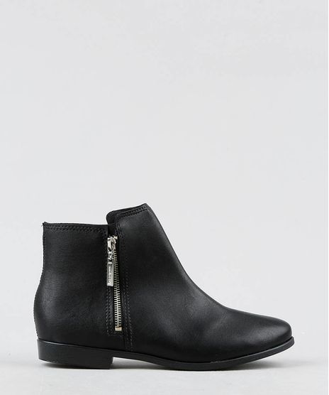 Bota-Feminina-Moleca-Cano-Baixo-com-Ziper-Preta-9517431-Preto_1