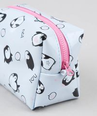 Necessaire-Feminina-Estampada-Pinguins-Azul-Claro-9492781-Azul_Claro_5