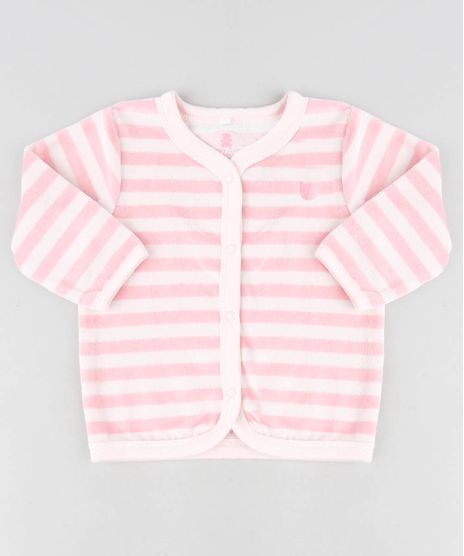 Cardigan-Infantil-Listrado-em-Plush-Rose-1-9195538-Rose_1_1