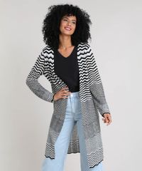 Capa-Feminina-Longa-em-Trico-Estampada-Chevron-Preta-9360891-Preto_1