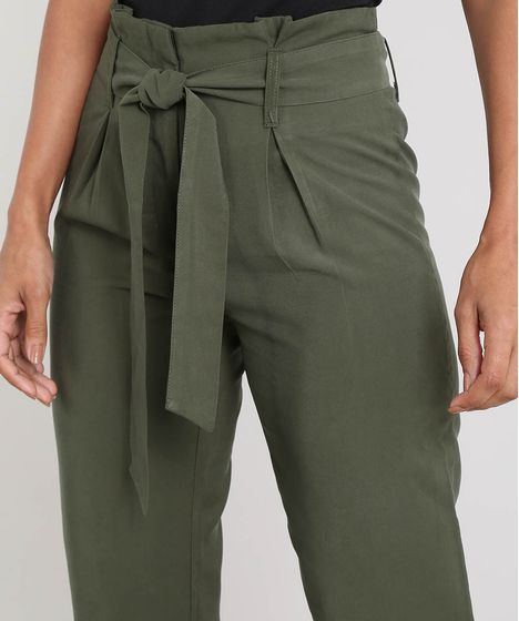 calca clochard verde militar