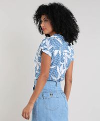 Body-Feminino-Bluse-Estampado-de-Poa-Manga-Curta-Azul-9411283-Azul_2 Body-Feminino-Bluse-Estampado-de-Poa-Manga-Curta-Azul-9411283-Azul_2