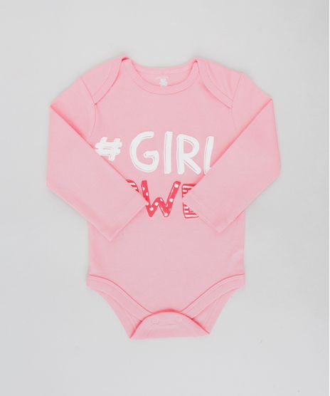 Body-Infantil---Girl-Power--Manga-Longa-Decote-Redondo-Rosa-9208117-Rosa_1