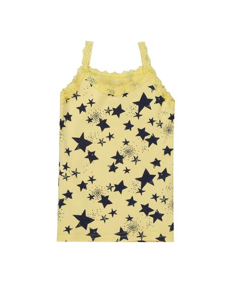 Regata-Canelada-Estampada-de-Estrelas-Amarela-8450398-Amarelo_1