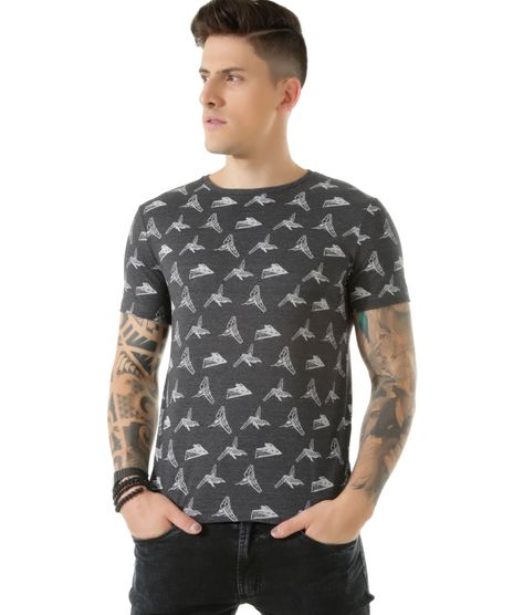 Camiseta-Star-Wars-Cinza-Mescla-Escuro-8451598-Cinza_Mescla_Escuro_1