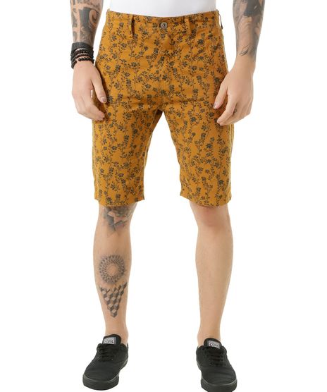 Bermuda-Slim-Estampada-Floral-Caramelo-8454772-Caramelo_1