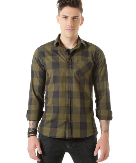 Camisa-Xadrez-Verde-Militar-8448061-Verde_Militar_1