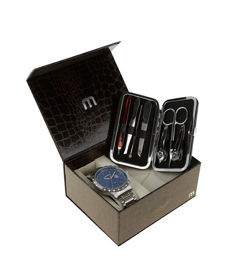 Kit-de-Relogio-Analogico-Mondaine-Masculino---Kit-de-Unha---94951G0MKNE1K1-Prateado-8508232-Prateado_1