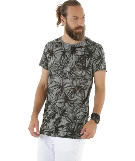 Camiseta-Longa-Estampada-de-Coqueiros-Cinza-Mescla-8450882-Cinza_Mescla_1