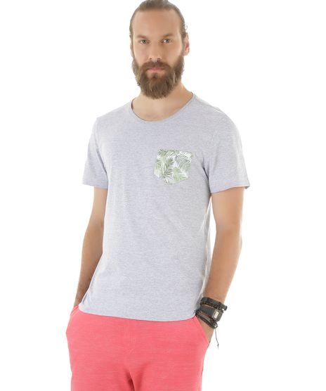 Camiseta-com-Bolso-Estampado-Cinza-Mescla-8428255-Cinza_Mescla_1