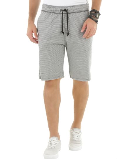 Bermuda-em-Moletom-Listrada-Preta-8434290-Preto_1