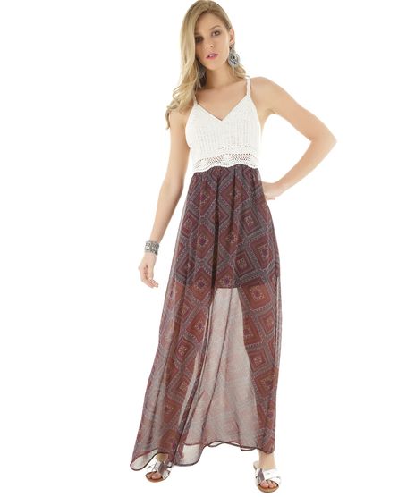 Vestido-Longo-Estampado-com-Croche-Vinho-8355305-Vinho_1