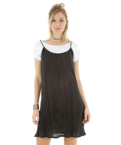 Vestido-Plissado-com-Brilho-Preto-8469507-Preto_1