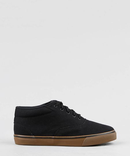 Tenis-Masculino-Cano-Alto-em-Lona-Preto-8542429-Preto_1