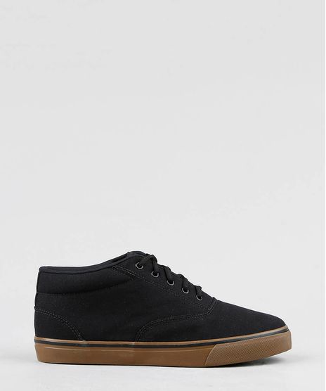 Tenis-Masculino-Cano-Alto-em-Lona-Preto-8542429-Preto_1