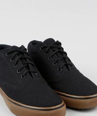 Tenis-Masculino-Cano-Alto-em-Lona-Preto-8542429-Preto_2