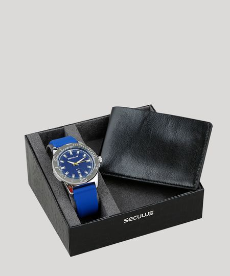 Kit-de-Relogio-Analogico-Seculus-Masculino---Carteira---23648G0SVNI2K-Azul-9553459-Azul_1
