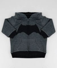 Blusao-Infantil-Batman-com-Capuz-em-Moletom-Cinza-Mescla-Escuro-9336111-Cinza_Mescla_Escuro_1