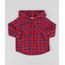 Camisa-Infantil-Estampada-Xadrez-com-Capuz-Manga-Longa-Vermelha-9378954-Vermelho_1