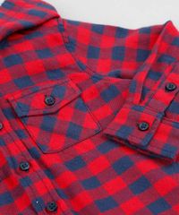 Camisa-Infantil-Estampada-Xadrez-com-Capuz-Manga-Longa-Vermelha-9378954-Vermelho_4