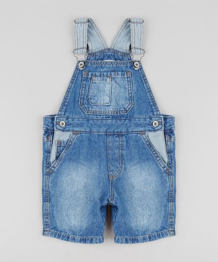 Jardineira-Jeans-Infantil-com-Bolsos-Azul-Medio-9435471-Azul_Medio_1