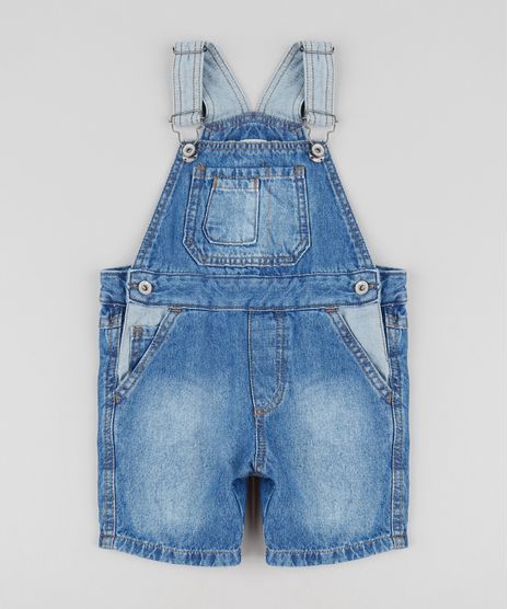 Jardineira-Jeans-Infantil-com-Bolsos-Azul-Medio-9435471-Azul_Medio_1