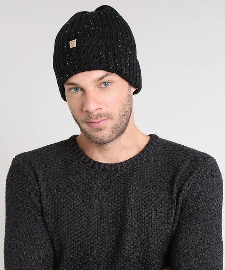 Gorro-Masculino-em-Trico-Botone-Preto-9367976-Preto_1