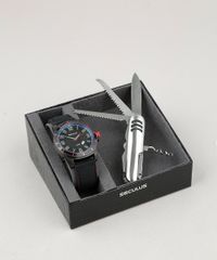 Kit-de-Relogio-Analogico-Seculus-Masculino---Canivete---28996GPSVPI1K-Grafite-9553468-Grafite_1