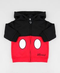 Blusao-Infantil-Mickey-com-Capuz-em-Moletom-Preto-9336129-Preto_1