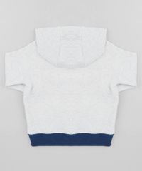 Blusao-Infantil-Super-Homem-com-Capuz-em-Moletom-Cinza-Mescla-Claro-9336164-Cinza_Mescla_Claro_2