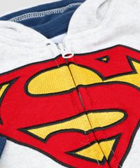 Blusao-Infantil-Super-Homem-com-Capuz-em-Moletom-Cinza-Mescla-Claro-9336164-Cinza_Mescla_Claro_5