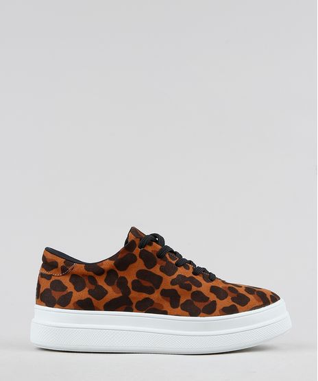 Tenis-Feminino-Flat-Form-Estampado-Animal-Print-Marrom-9526694-Marrom_1