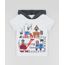 Camiseta-Infantil-com-Estampa-Interativa-de-Bichos-com-Capuz-Manga-Curta-Cinza-Mescla-Claro-9428866-Cinza_Mescla_Claro_1