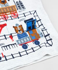 Camiseta-Infantil-com-Estampa-Interativa-de-Bichos-com-Capuz-Manga-Curta-Cinza-Mescla-Claro-9428866-Cinza_Mescla_Claro_5