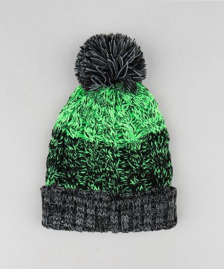 Gorro-Infantil-em-Trico-com-Pompom-Cinza-9360566-Cinza_2