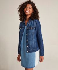Jaqueta-Jeans-Feminina-com-Bolsos-Azul-Escuro-9463443-Azul_Escuro_1