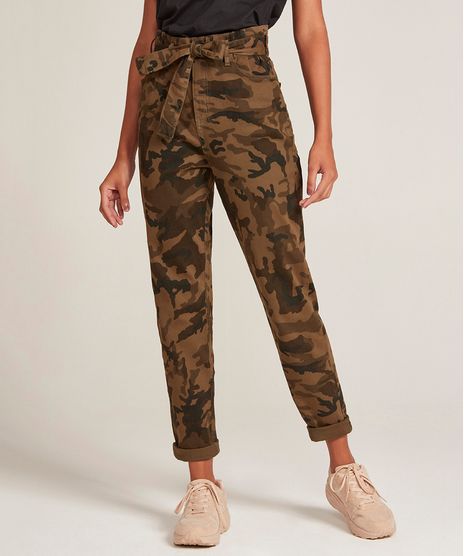 Calca-de-Sarja-Feminina-Clochard-Estampada-Camuflada-Verde-Militar-9532107-Verde_Militar_1