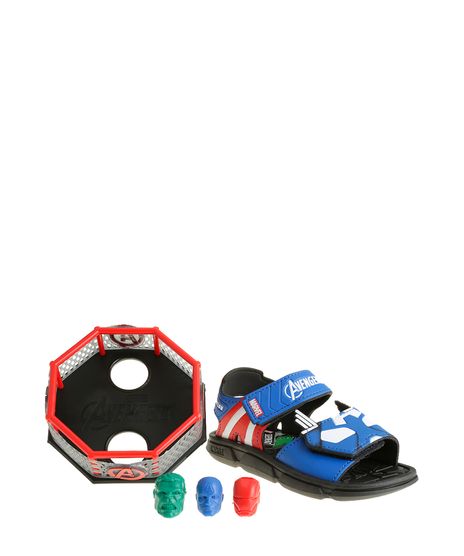 Sandalia-Papete-Grendene-Capitao-America-com-Brinquedo-Azul-8517747-Azul_1