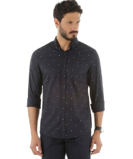 Camisa-Social-Estampada-de-Ancoras-Azul-Marinho-8452753-Azul_Marinho_1