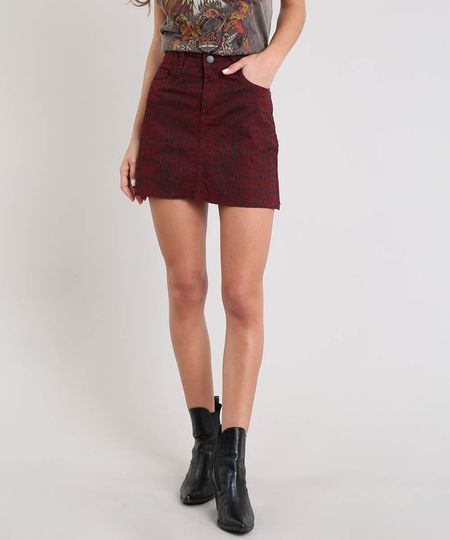 Saia-Feminina-Estampada-Animal-Print-com-Bolsos-Vinho-9539059-Vinho_1 Saia-Feminina-Estampada-Animal-Print-com-Bolsos-Vinho-9539059-Vinho_1