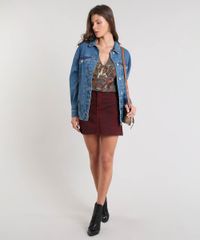 Saia-Feminina-Estampada-Animal-Print-com-Bolsos-Vinho-9539059-Vinho_3