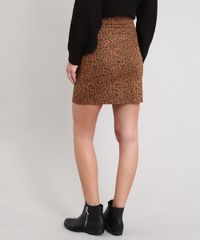 Saia-Feminina-Curta-Estampada-Animal-Print--com-No-Marrom-9479808-Marrom_2
