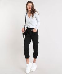 Cardigan-Feminino-Basico-em-Trico-Decote-V-Cinza-Mescla-Claro-9325341-Cinza_Mescla_Claro_3