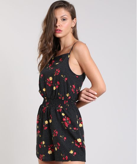 Macaquinho-Feminino-Estampado-Floral-e-Poa-Alca-Fina-Preto-9371997-Preto_1