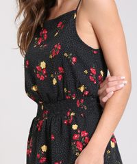 Macaquinho-Feminino-Estampado-Floral-e-Poa-Alca-Fina-Preto-9371997-Preto_4
